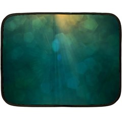 Background Green Double Sided Fleece Blanket (mini)  by nate14shop