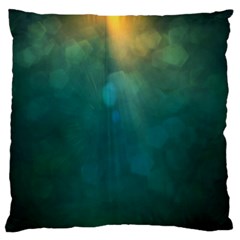 Background Green Large Flano Cushion Case (one Side) by nate14shop