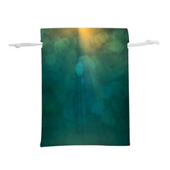 Background Green Lightweight Drawstring Pouch (l) by nate14shop