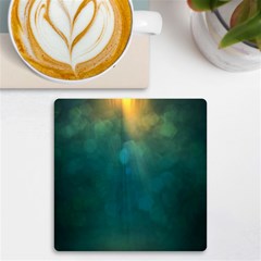 Background Green Uv Print Square Tile Coaster 