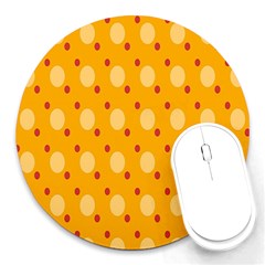 Circles-color-shape-surface-preview Round Mousepads by nate14shop