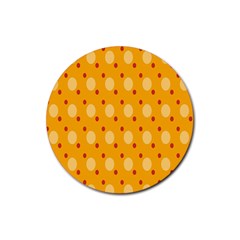 Circles-color-shape-surface-preview Rubber Round Coaster (4 Pack) by nate14shop