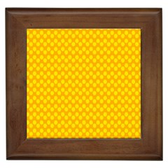 Polkadot Gold Framed Tile by nate14shop