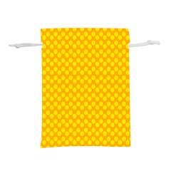 Polkadot Gold Lightweight Drawstring Pouch (s) by nate14shop