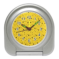 Polkadot Yellow Travel Alarm Clock