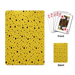 Polkadot Yellow Playing Cards Single Design (Rectangle)