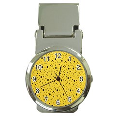 Polkadot Yellow Money Clip Watches