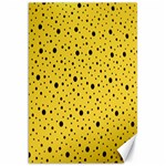 Polkadot Yellow Canvas 20  x 30  19.62 x28.9  Canvas - 1