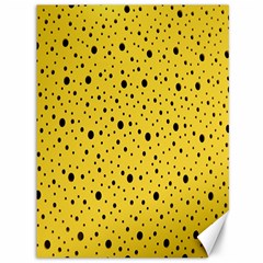 Polkadot Yellow Canvas 36  x 48 