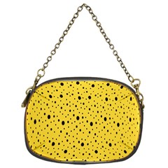 Polkadot Yellow Chain Purse (Two Sides)