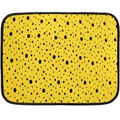 Polkadot Yellow Fleece Blanket (Mini)