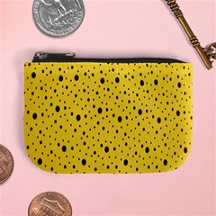 Polkadot Yellow Mini Coin Purse