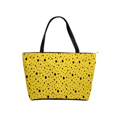 Polkadot Yellow Classic Shoulder Handbag