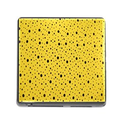 Polkadot Yellow Memory Card Reader (Square 5 Slot)