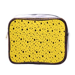 Polkadot Yellow Mini Toiletries Bag (One Side)