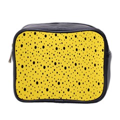 Polkadot Yellow Mini Toiletries Bag (Two Sides)