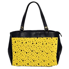 Polkadot Yellow Oversize Office Handbag (2 Sides)