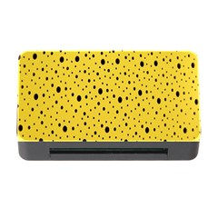 Polkadot Yellow Memory Card Reader with CF