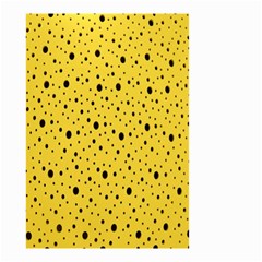 Polkadot Yellow Small Garden Flag (Two Sides)