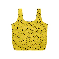 Polkadot Yellow Full Print Recycle Bag (S)