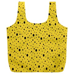 Polkadot Yellow Full Print Recycle Bag (XL)