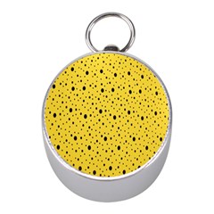 Polkadot Yellow Mini Silver Compasses