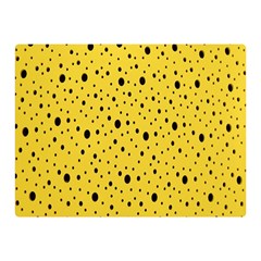 Polkadot Yellow Double Sided Flano Blanket (Mini) 