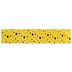 Polkadot Yellow Small Flano Scarf