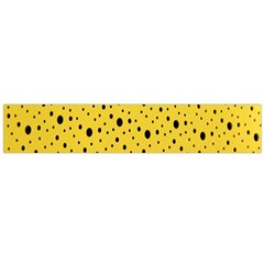 Polkadot Yellow Large Flano Scarf 