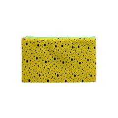 Polkadot Yellow Cosmetic Bag (xs)