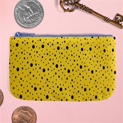 Polkadot Yellow Large Coin Purse