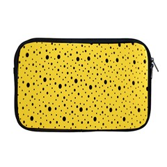 Polkadot Yellow Apple MacBook Pro 17  Zipper Case