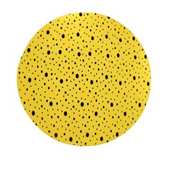 Polkadot Yellow Mini Round Pill Box