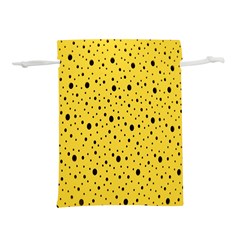 Polkadot Yellow Lightweight Drawstring Pouch (S)