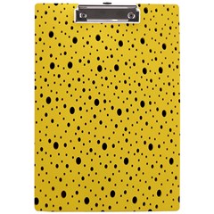 Polkadot Yellow A4 Clipboard