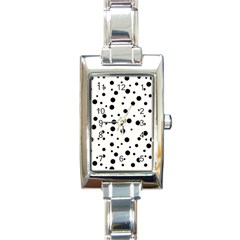 Motif-polkadot-001 Rectangle Italian Charm Watch by nate14shop