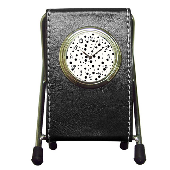 Motif-polkadot-001 Pen Holder Desk Clock