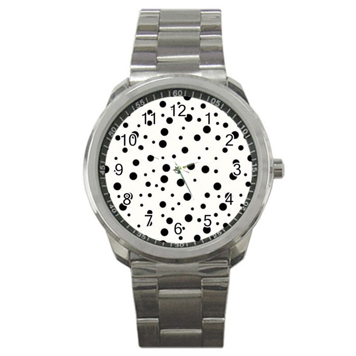 Motif-polkadot-001 Sport Metal Watch