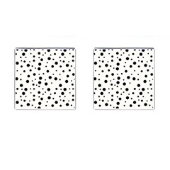 Motif-polkadot-001 Cufflinks (square) by nate14shop