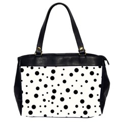 Motif-polkadot-001 Oversize Office Handbag (2 Sides) by nate14shop