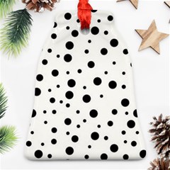 Motif-polkadot-001 Bell Ornament (two Sides)