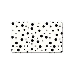 Motif-polkadot-001 Magnet (name Card) by nate14shop