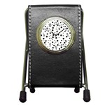 Motif-polkadot-001 Pen Holder Desk Clock Front