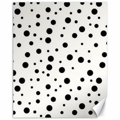 Motif-polkadot-001 Canvas 11  X 14  by nate14shop