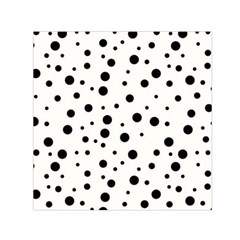 Motif-polkadot-001 Square Satin Scarf (30  X 30 ) by nate14shop