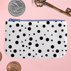 Motif-polkadot-001 Large Coin Purse by nate14shop