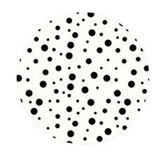 Motif-polkadot-001 Mini Round Pill Box by nate14shop