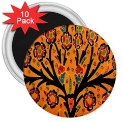 Mosaic 3  Magnets (10 Pack)  by nate14shop