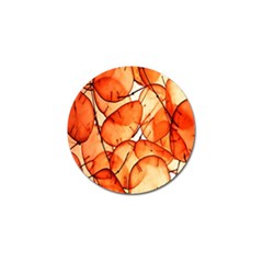 Orange Golf Ball Marker by nate14shop