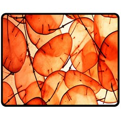 Orange Fleece Blanket (medium)  by nate14shop